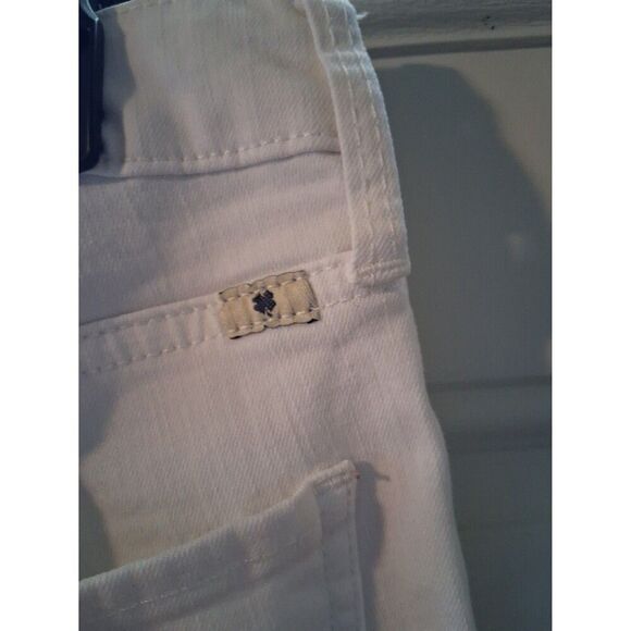 Lucky Brand Jeans Bridgette Skinny White Distressed Ankles 10/30 A - Picture 5 of 8